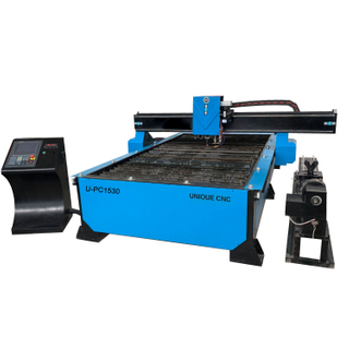 Steel Tube Cutting Cnc Plasma Cutting Table with Marking And Drill Head