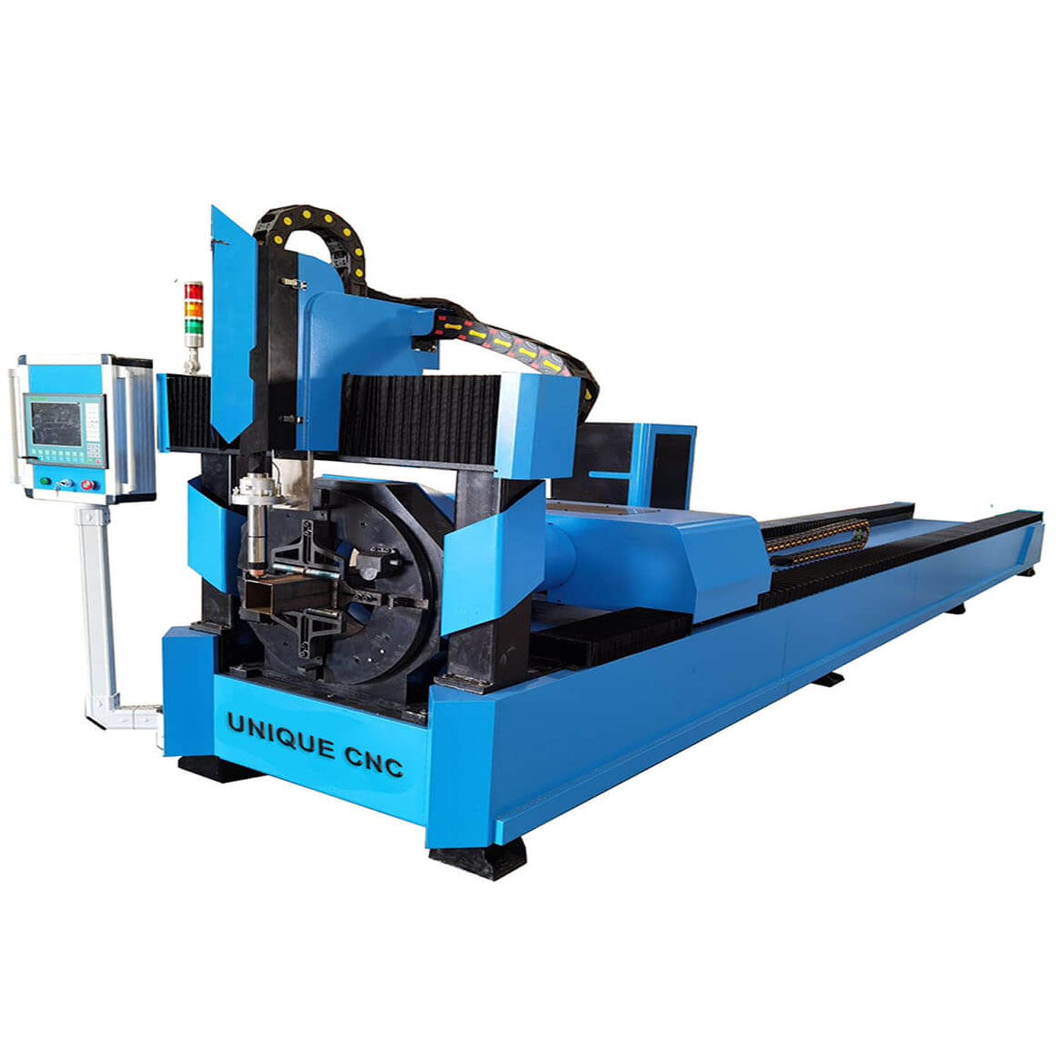 4 Axis Round & Square Steel Tube Cutting CNC Plasma Machine For Sale 