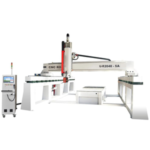 Large Scale 5 Axis Polystyrene Polyurethane Foam Sculpture Model Pattern CNC Milling Machine